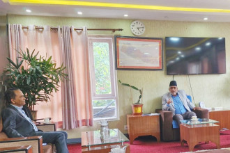 Minister Adhikari urges NRB to simplify agricultural loans