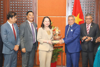 NCC holds talks with Vietnam's Vice President Xuân to boost trade, investment
