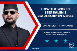 NIICE hosts int'l webinar on PM Balendra Shah's leadership