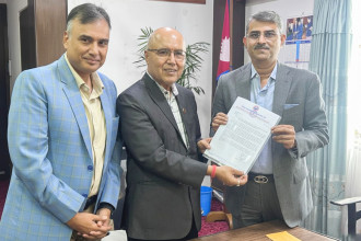 NVGOMA donates Rs 5m to reconstruction fund