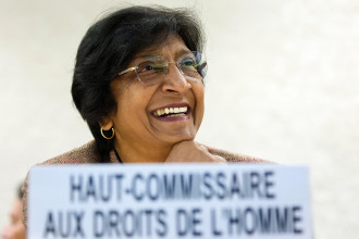 South African-born jurist Navi Pillay wins Nobel Peace Prize for her work in int'l justice