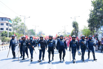 Nepal Police heightens security in Kathmandu today