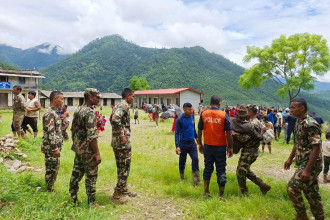 Nepali Army rescues more than 300 after landslide in Jajarkot