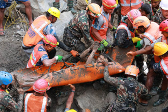 Nepali Army rescues two workers trapped in Trishuli-3 'A' Hydropower Project tunnel