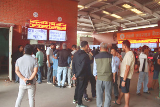 Daily departures at New Bus Park rise to 15,000 ahead of Dashain