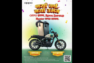 OPPO launches Nepali New Year campaign with weekly A6 prizes, grand prize Royal Enfield Hunter 350