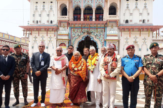 PM Sushila Karki Visits Janaki Temple, Highlights Religious Tourism Potential of Janakpurdham
