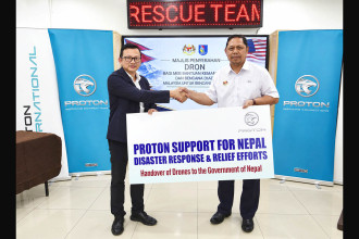 PROTON donates drones worth nearly RM200,000 for Nepal’s flood response