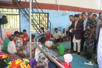 President Paudel visits Nuwakot to assess situation following devastating floods