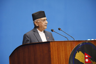 PM Oli informs parliament of Nepal’s achievements at FfD4