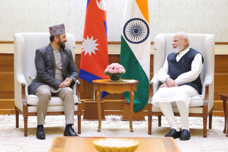 RSP President Lamichhane meets India's PM Modi in New Delhi