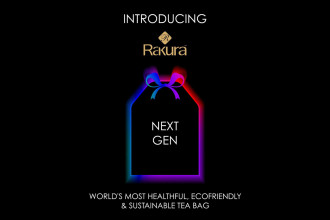 Rakura unveils world's first plastic-free magic knot teabags