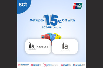 SCT-UPI card users to get 15 pc discount at Ila Hotels and Resorts