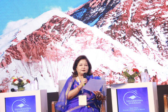 FM Rana highlights Sagarmatha Sambaad’s role in climate dialogue, announces second edition for 2027