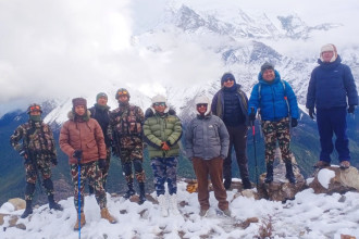 Security forces rescue 72 tourists stranded by snowfall at Annapurna Base Camp