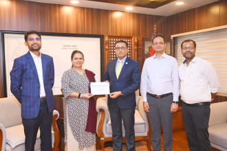 Shanker Group donates Rs 40 million to the Prime Minister Relief Fund