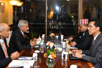 FM Khanal meets India's External Affairs Minister Jaishankar