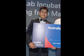 Nepali student wins 'Bright Spark Award' at University of Adelaide