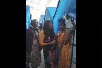 179 displaced from squatter settlements relocated to temporary shelters in Bhaktapur