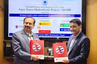 Global IME Bank-led consortium signs Rs 19bn deal for 166MW Super Tamor hydel project