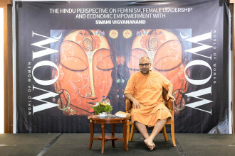 WOW Magazine hosts Swami Vigyananand on feminism and female leadership