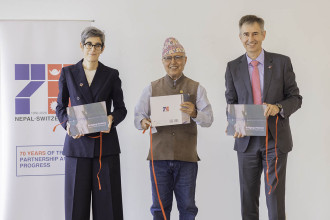 Swiss embassy in Kathmandu unveils photobook marking 70 years of Swiss-Nepal friendship