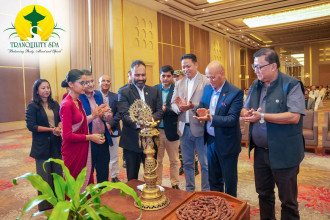 Tranquility Spa hosts wellness tourism programme in Bhairahawa; Minister Paudel pledges to operate GBIA