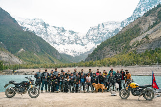 Triumph Nepal concludes week-long rally as riders reach Ice Lake and complete cross‑country route