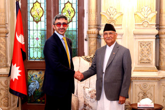 PM Oli, UAE DPM Nahyan discuss investment opportunities 