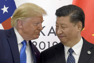 Trump insists on tariffs as trade talks with China begin in Switzerland