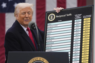 Trump’s new tariffs give some countries a break, while shares and US dollar sink
