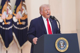 Trump tells US that Iran war victory near, but vows big strikes