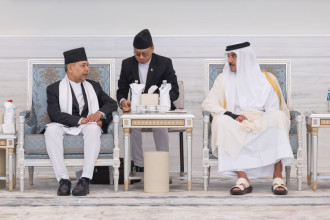 VP Yadav meets Qatar’s Emir to deliver condolence letter