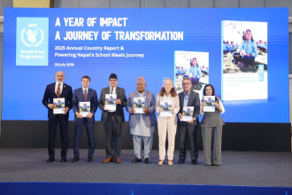 Nepal, WFP launch reports showing progress in school meals, food security