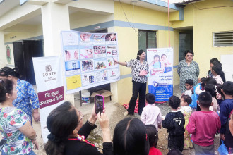 Zonta Club Kathmandu hosts children’s health camp in Chandragiri