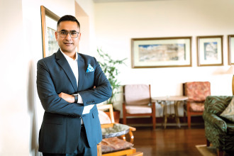 'I have always practised leading from behind rather than from the front'
