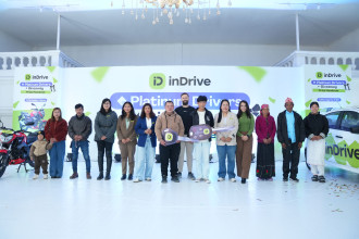 inDrive concludes fourth Platinum Drivers Giveaway, awards TATA Xpres-T EV, TVS Raider to top drivers in Nepal