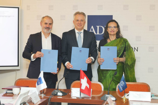 ADB, IDA and SDC sign MoU to strengthen Nepal's disaster risk management
