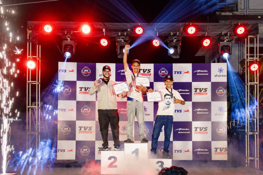 Jagdamba Motors hosts Apache racing qualifiers in Butwal; 3 riders advance to grand finale