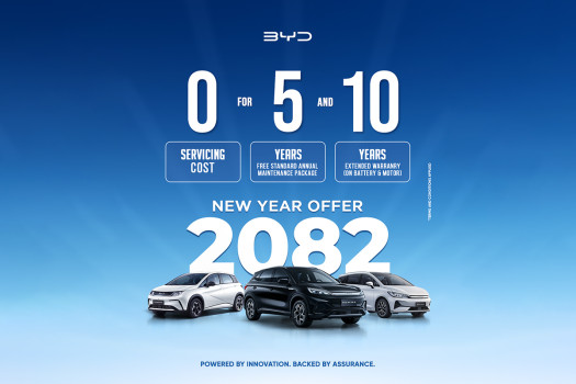 To celebrate New Year, Cimex Inc launches 0-5-10 campaign for BYD EVs