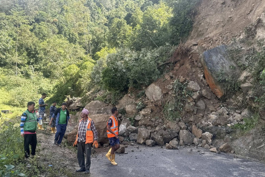 Floods, landslides obstruct traffic on 18 highway sections across the country