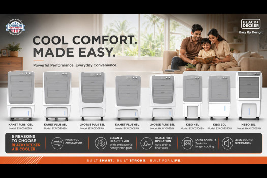 CG Electronics launches eight BLACK+DECKER air-cooler models in Nepal