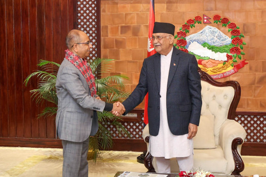 CNI delegation meets PM Oli to plan industrialisation drive