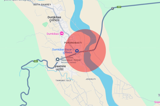 Traffic on East-West Highway disrupted as flood washes away diversion in Nawalpur