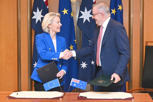 EU, Australia sign free trade pact, announce new defence partnership