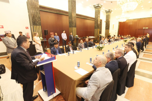 FNCCI president urges Spanish businesspeople to invest in Nepal