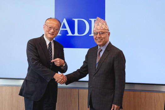 Finance Minister Khanal, ADB President meet