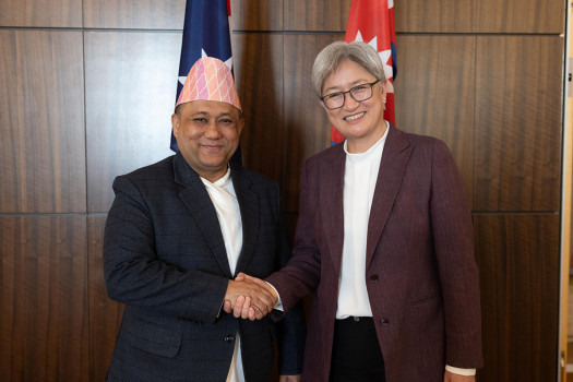Australian foreign minister holds talks with FM Khanal, pledges AUD 15m flood aid