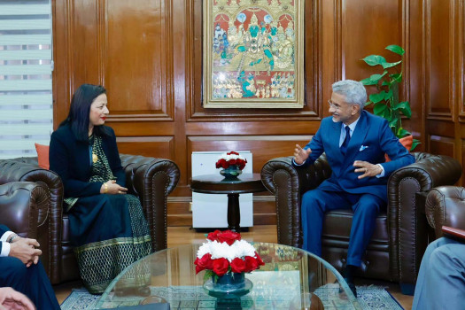 Foreign Secretary Lamsal pays courtesy call on Indian External Affairs Minister