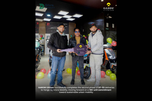 Garow completes second‑phase delivery of DT‑53 scooters to Yango by Drivra Mobility